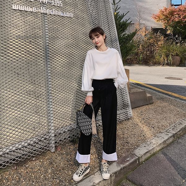 

yab7z fashion women's 2020 spring new graceful style and looseloose suitpure suit clothing western fashion two-piece suit korean style, Gray