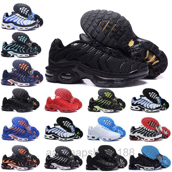 

2019 new design tn mens shoes breathable mesh chaussures homme tn requin noir outdoor shoes size 7-12 fdc6