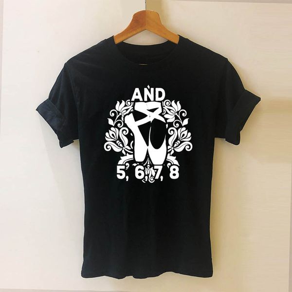 

and 5,6,7,8 dancer dance teacher harajuku t shirt funny teeshirt women casual short sleeve tees sport hooded sweatshirt hoodie