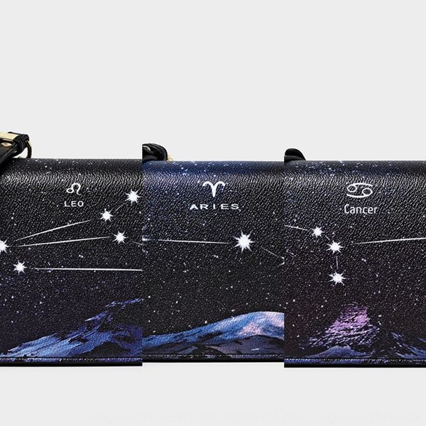 

двенадцать созвездий плеча плеча малого квадрата bagsmall квадратного мешок звезда цепь сумка женщины 2020 новое чувство мода дизайн крест т