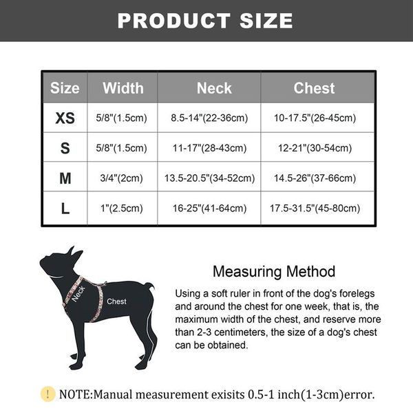 

cute puppy cat harnesses vest adjustable printed pet chihuahua yorkshire pug harness accessories for small large dogs c wmtucr