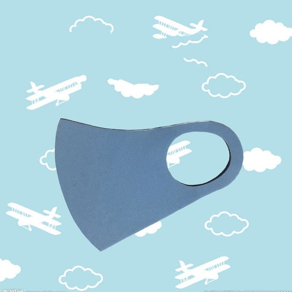

children blue mouth mask nano breathable face mask reusable anti dust anti pollution face shield wind proof mouth cover