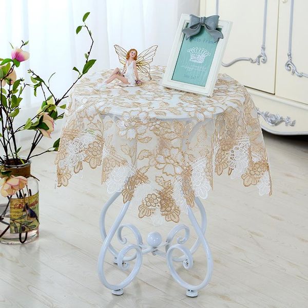 

table cloth glass yarn embroidered tablecloth, pastoral lace coffee modern minimalist multiple sizes