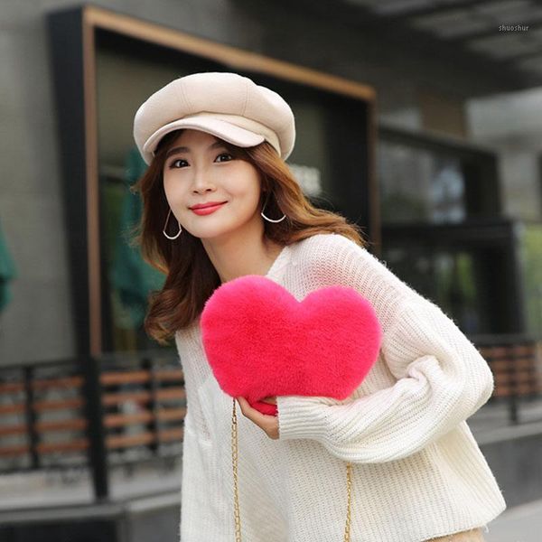 

briefcases 2021 fashion heart-shaped woman bags small sweet shoulder bag1