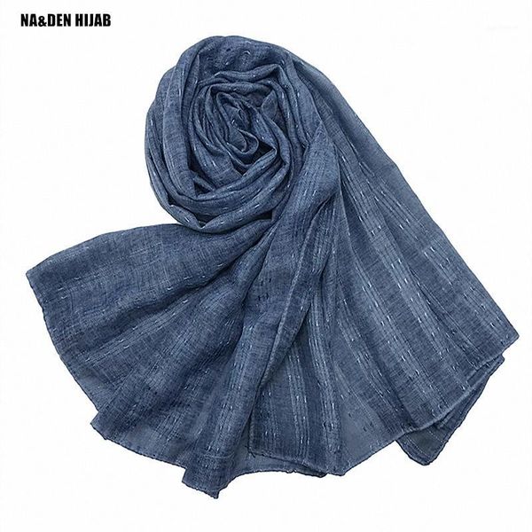 

2020 fashion big size drawbench stripe scarf islamic bandana solid new shalws muslim hijab viscose hi-q ladies wraps scarves1, Blue;gray