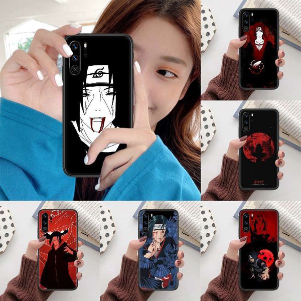 

1dwnaruto itachi akatsuki animation mobile phone shell huawei p smart friend 10 20 30 40 lite z 2019 pro black fashion 3d sho