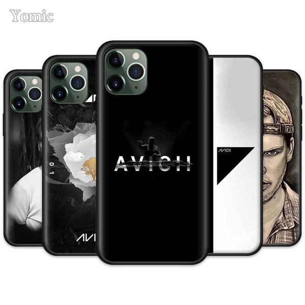 

dj avicii tim bergling, r.i.p silicone cover vip 12 mini 11 pro xr x xs x max 7 6 s plus 5 s se 5c soft black mobile phone bagvfe1