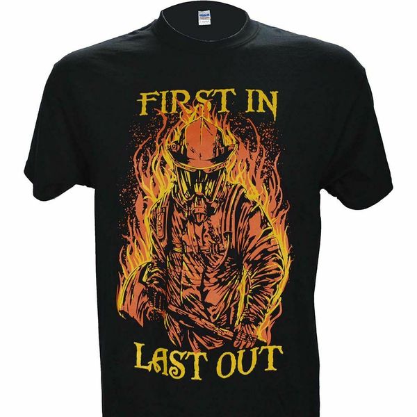 

дизайнеры балахон first in последний out black fire fighter футболки толстовка