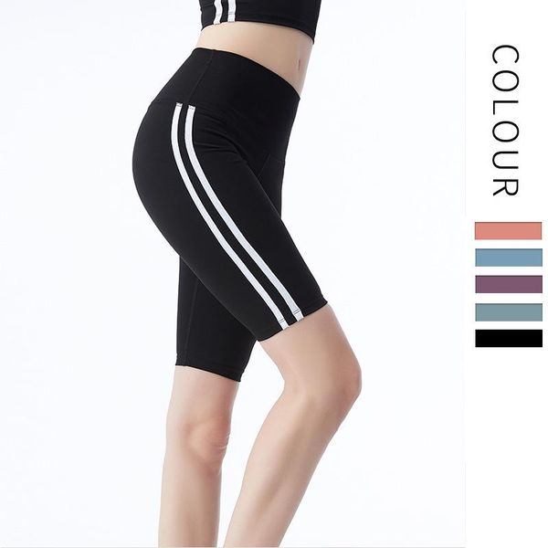 

женщина stretch строчка бег спортивные шорты высокой талией tight peach buquick сушки йога шорты compression женщины, White;red