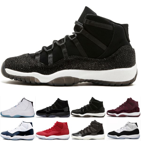 

new 11s men women basketball shoes high heiress night maroon pantone concord 45 bred space jam men sports trainers sneakers