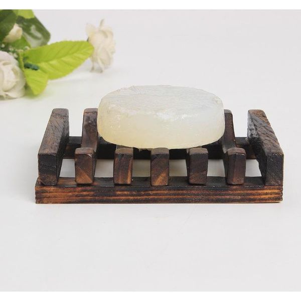 

natural bamboo wood soap dishes wooden soap tray holder storage rack plate box container bath soap holder
