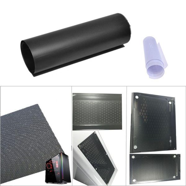 

fans & coolings 1m diy computer mesh cooler dust filter -network net case dustproof cover chassis 30cm pvc pc fan