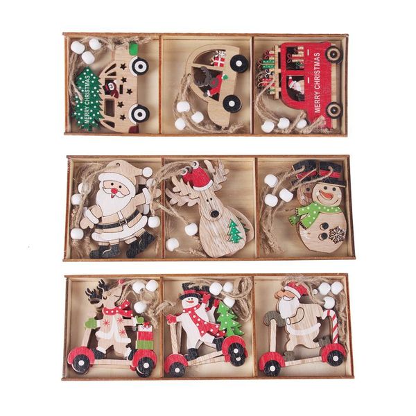 

frigg santa wooden pendant 2020 decor for home merry christmas ornament xmas gifts noel navidad natal happy new year