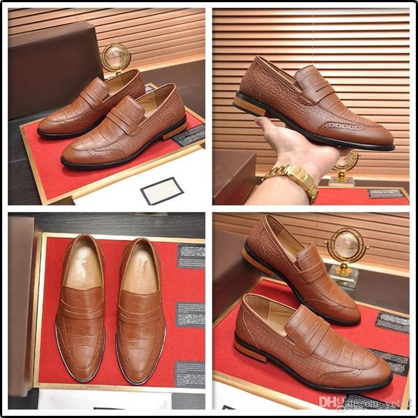 

мужские платье обувь резные фальт мягкие нижние шнурки мужские борры обувь осень открытый большой размер легкий дизайнер человек кожаная пов, Black