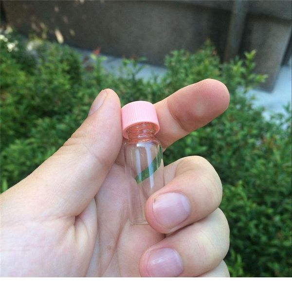 

16*60*8mm 6ml glass jars with plastic cap transparent empty glass bottles jars containers 100pcs/lot 16*60 bbyqwr