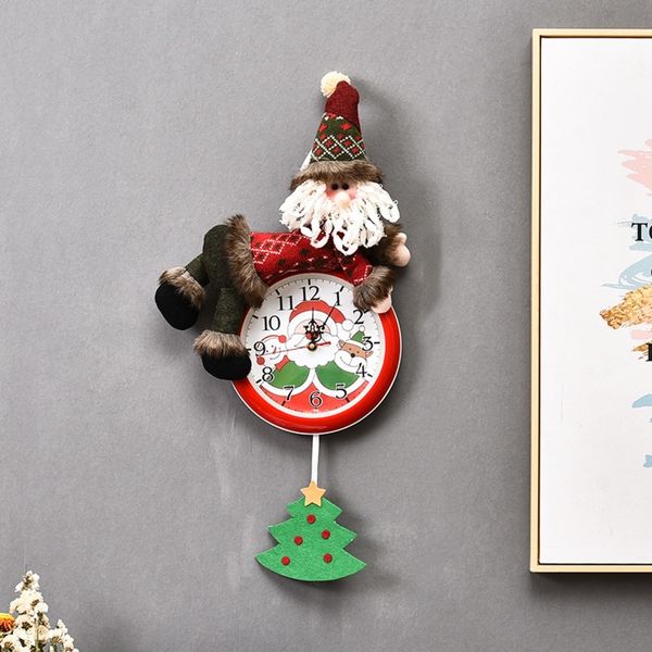 

hvd6c creative new clock pendant wall christmas santa wall claus clock pendant christmas decoration yamit