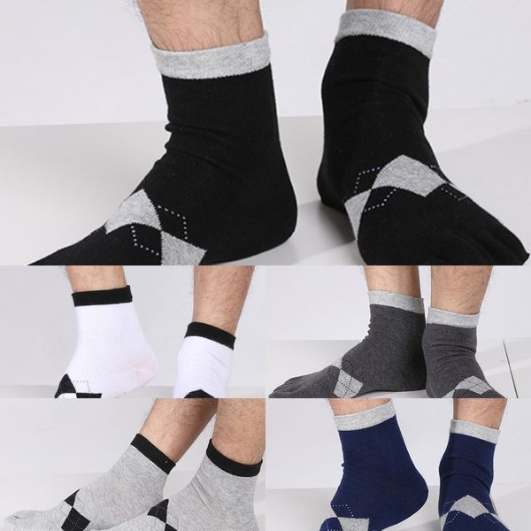 

10 pairs of men's pure five finger split toe 10 pairs of men's pure cotton five finger sockscotton split toenail socks toenail soc, Black