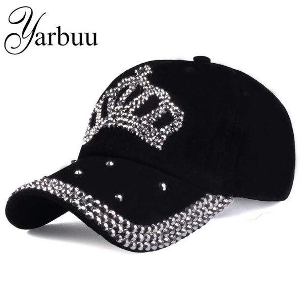

yarbuu] бейсболки новые моды для мужчин стиль женщин вс горный хрусталь шляпа денима и хлопка snapback крышка бесплатная доставка 201027, Blue;gray