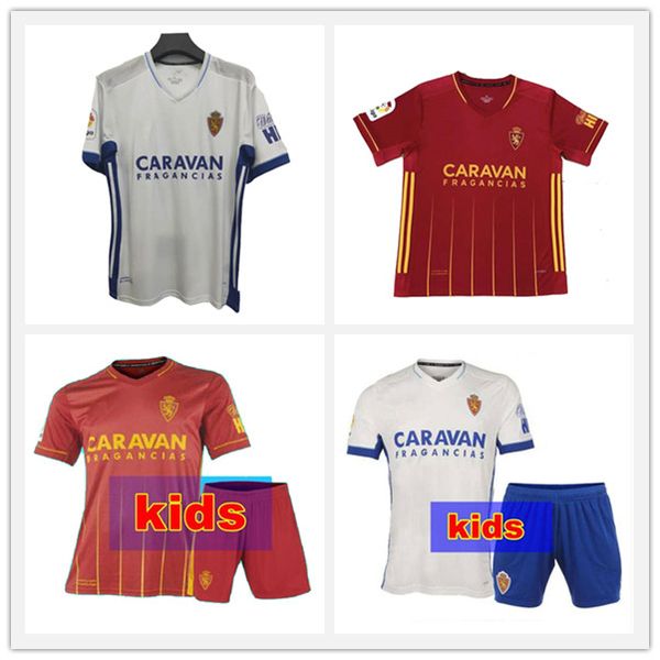 

man kids 2020 2021 real zaragoza home soccer jerseys 21 zapater vazquez pombo shirt home away shinji kagawajersey football men+kids shirts, Black;yellow