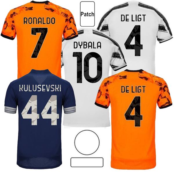

20 21 dybala soccer jerseys 2020 human race hrfc 4th football shirt de ligt ramsey 2021 fourth men uniform, Black;yellow