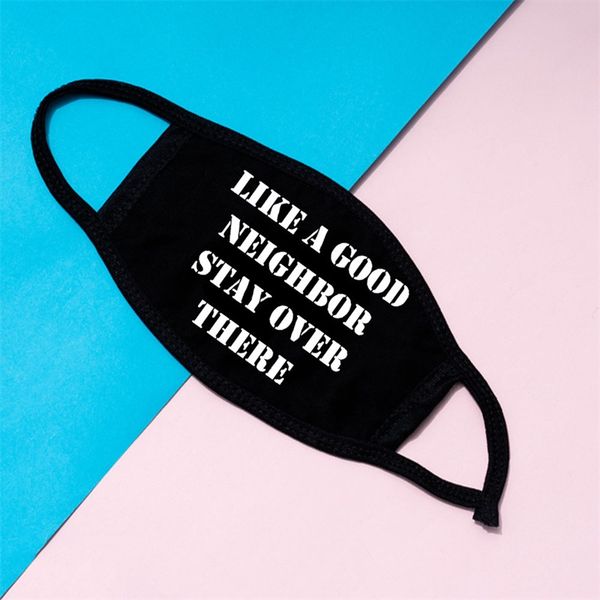 

2020 english alphabet printing face mask dust mask washable reusable designer mask 6 styles 21 m2