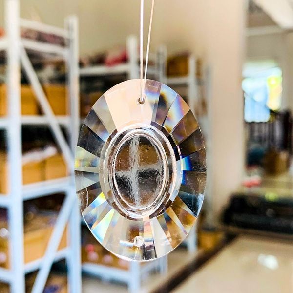 

colorful lamp prisms chandelier glass crystals hanging drops pendants rainbow maker crafts art work project parts replacement di h jllcbg
