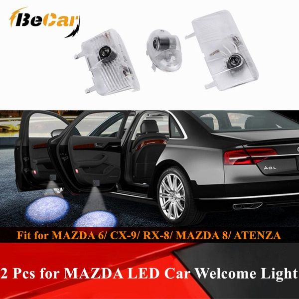 

2 pcs projector for led car door welcome light logo projector light for 6 rx8 atenza cx-9 ruiyi 8 mpv