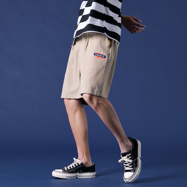 

2020 fashion brand new capris overalls casual pants trend thin shorts summer men's big underpants, White;black