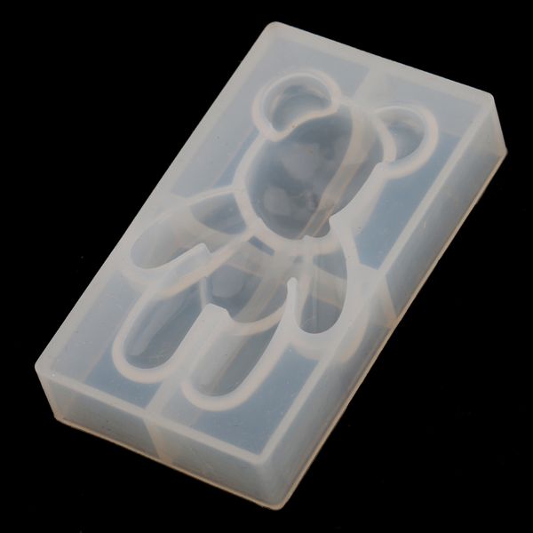 

bear shape silicone mold jewelry making mold diy ornament fondant cake mould