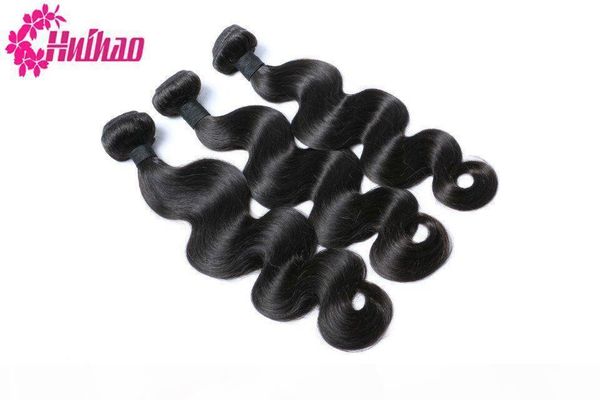 

brazilian malaysian peruvian unprocessed body wave human hair wefts dyeable great quality hair weave bundles virgin hair, Black;brown