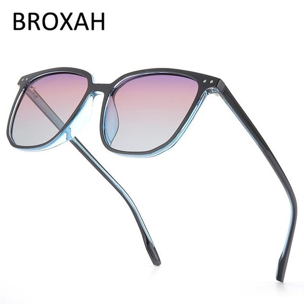

New Classic Oval Blue Women Polarized Sunglasses Female Vintage Designer Ladies Sun Glasses UV400, White;black