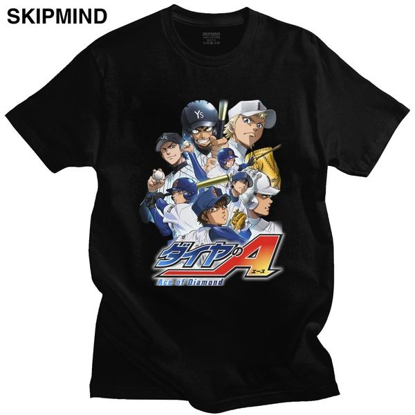 

anime ace of diamond t shirt for men short sleeve japanese baseball anime manga tee soft graphic t shirt sport hooded sweatshirt hoodie