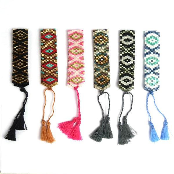 

charm bracelets shinusboho men pulseras fashion geometric jewelry boho miyuki bracelet for women handwork gifts friendship adjustable, Golden;silver