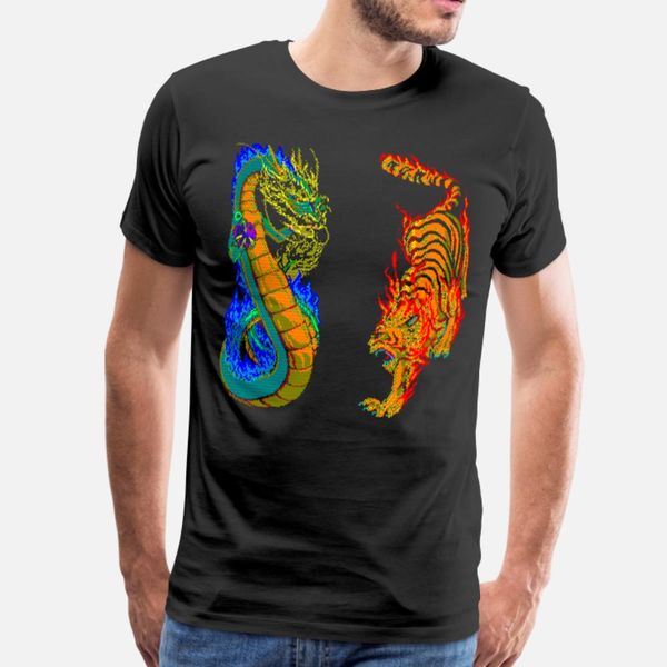 

dragon & tiger t shirt fun unique white tracksuit hoodie sweatshirt