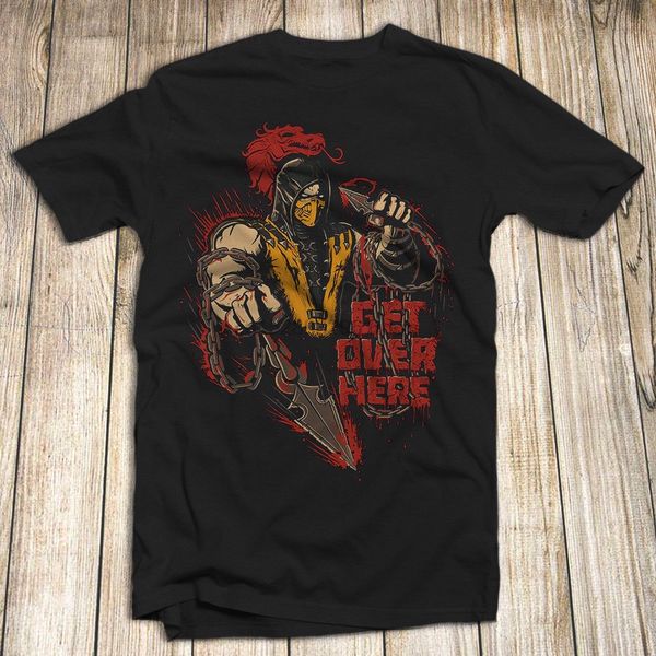 

mortal kombat x scorpion finish him сделано в сша горячая тройники топ летняя мода дешевые оптовая спорт толстовка с капюшоном толстовка фут