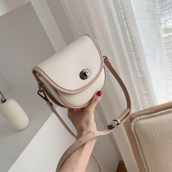 

ezlpq summer new saddle fashion korean popular 2020 small foreign style ins bagsmall bag saddle bagtexture versatile women's bag tqfws