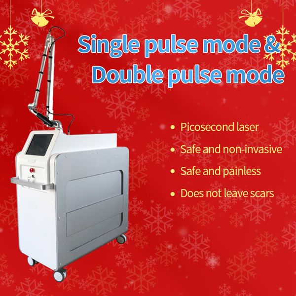 

2022 changeable spot size skin whitening laser powerful picosecond picolaser all color tattoo removal device with focus lens, Black