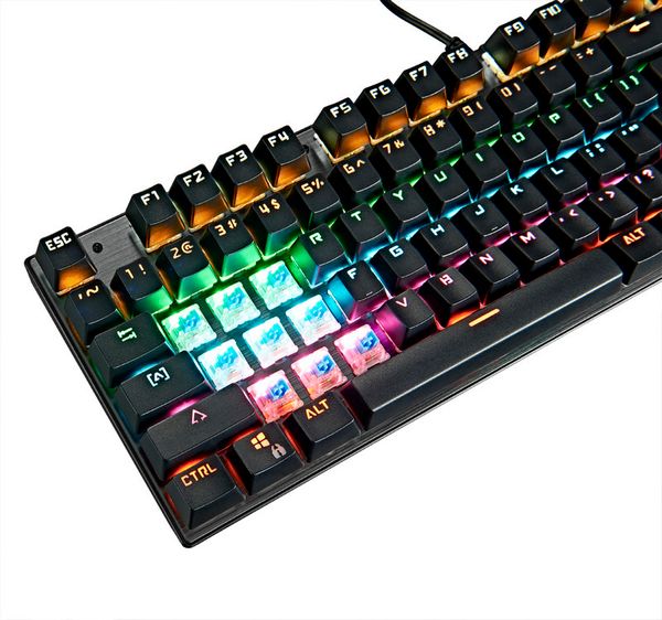 

full backlight design redragon k552 rgb gaming with aluminum keycaps mechanical keyboard