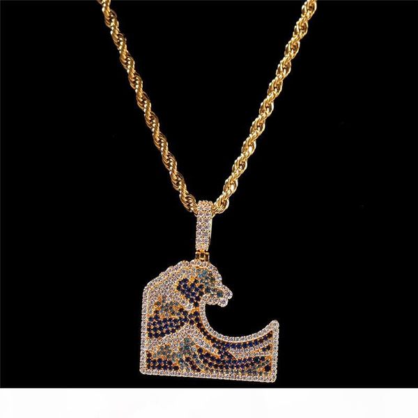 

street hip hop pendant necklack zircon titanuim steel fashion necklaces for men spray twist chain necklace 3mm*24inch, Silver