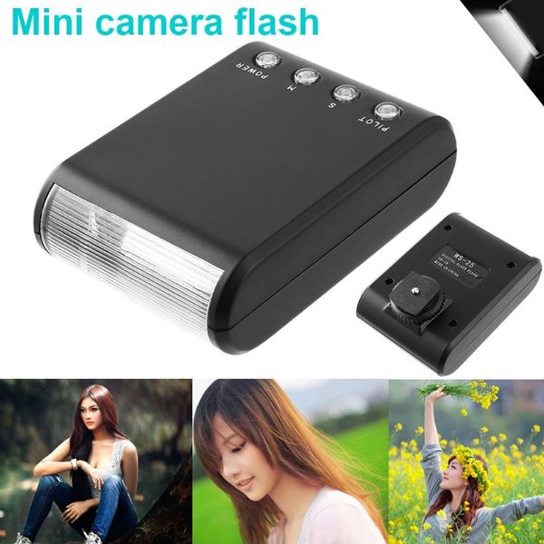 

flashes universal compatible mini led camera flash speedlite external protable lhb99