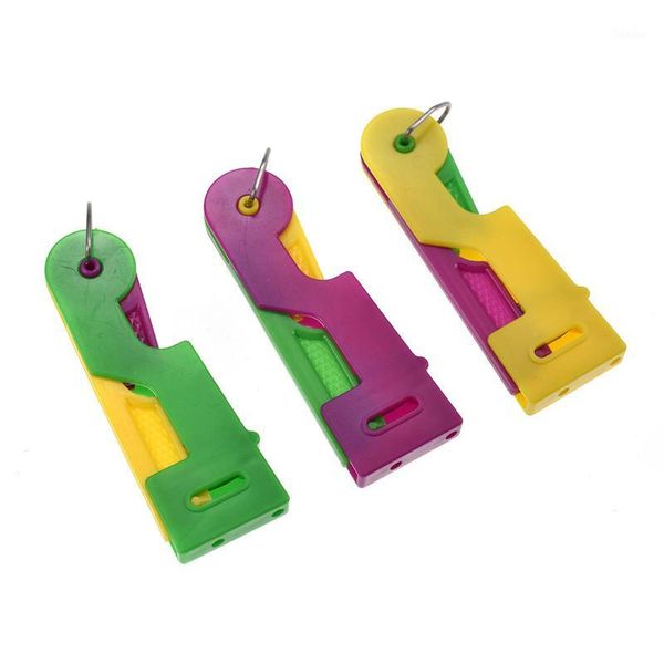 

3pcs/set automatic needle threader thread helpful elderly guide easy use hand machine sewing stitch insertion tool random color1, Black