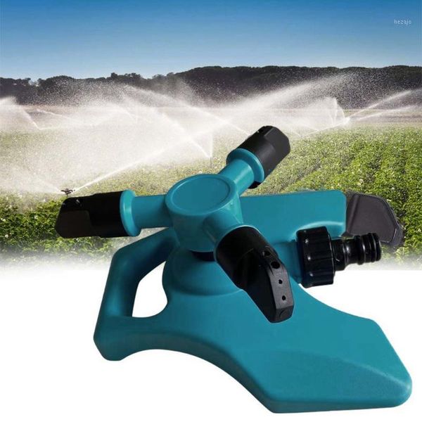 

watering equipments garden lawn sprinklers automatic grass 3 arms nozzles360 degree rotating water sprinkler irrigation tools1