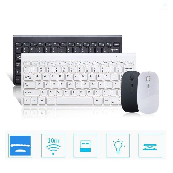 

keyboard mouse combos 2.4g wireless and combo mini multimedia set for lappc tv full-size set1