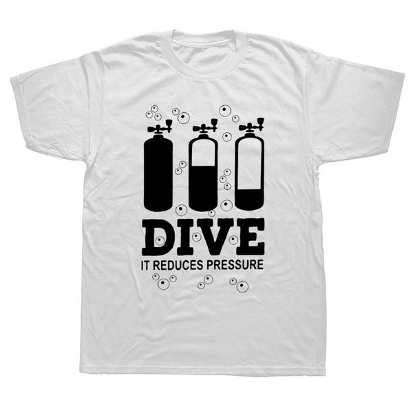 

новизна скубадайвинг футболка мужская с коротким рукавом крупногабаритные streetwear hip hop diver печатные футболки лучшие тис спорта толст