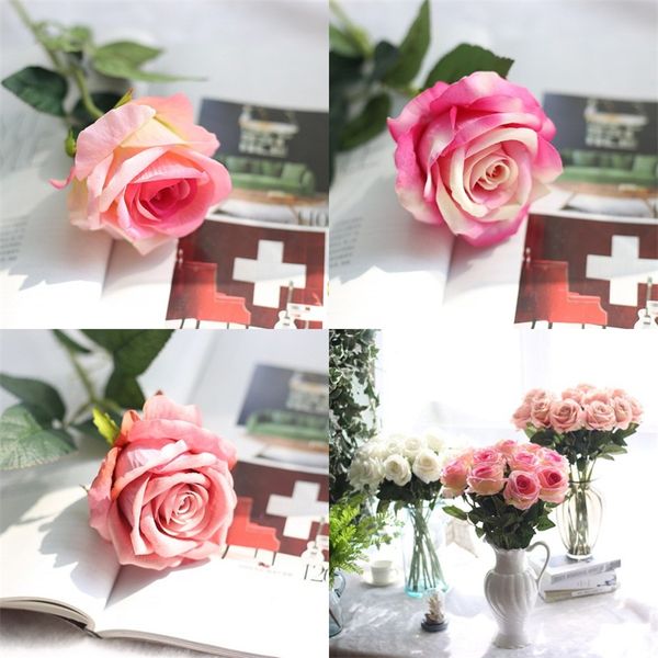 

flannelette artificial flowers colorful wedding flower simulation plant birthday party decorations home wall decor trial order 2 4ff e2