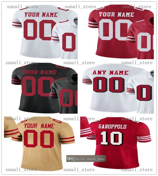 

stitched new 7 colin kaepernick 16 joe montana 80 jerry rice 8 steve young 42 ronnie lott 21 deion sanders 33 roger craig 44 rathman jersey, Black;red