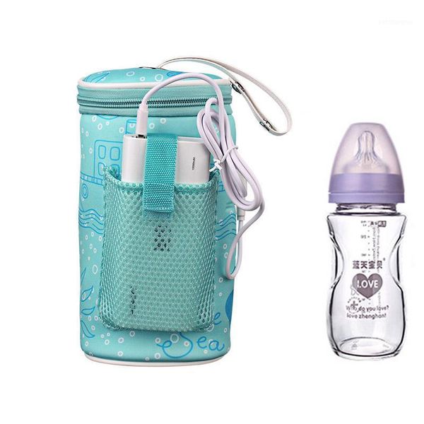 

other baby feeding usb bottle warmer heater insulated bag outdoor travel portable in car heaters infant drink warm milk thermal bags mbg0338