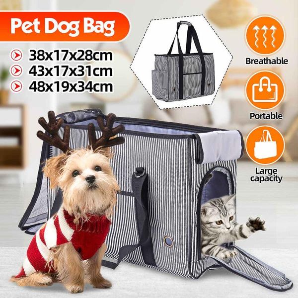 

dog car seat covers portable pet carrier bags travel cat handbag shoulder bag for cats dogs kennel s/m/l