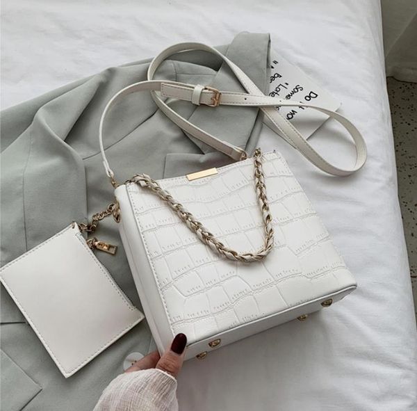 

designer women handbags fashion versatile one shoulder bags lady crossbody tote bucket with bag