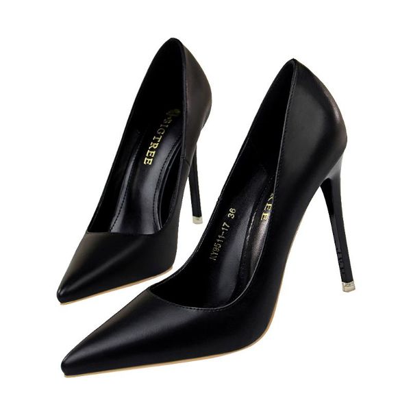 

dress shoes bigtree concise lady women pumps festival party wedding formal business stilettos high heels fis067, Black